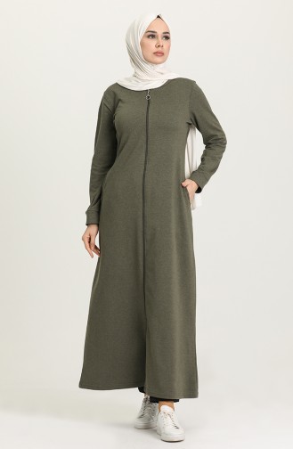 Khaki Abaya 5094-03