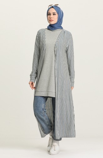 Gray Cardigans 8251-01