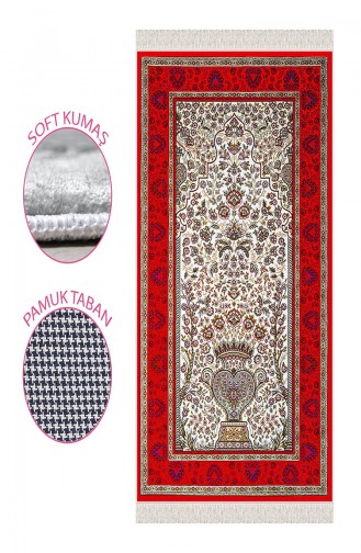 Tapis de Prière Rouge 1002