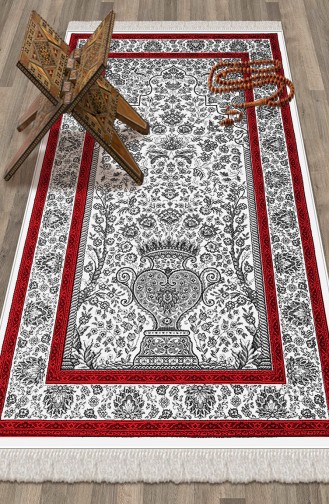 Tapis de Prière Rouge 1004