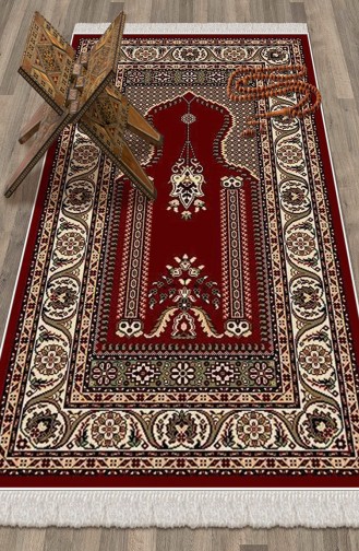 Tapis de Prière Rouge 1026