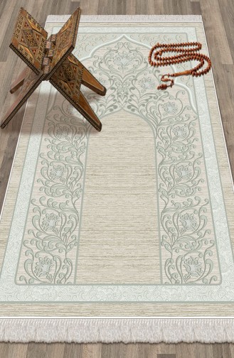 Cream Prayer Rug 1038