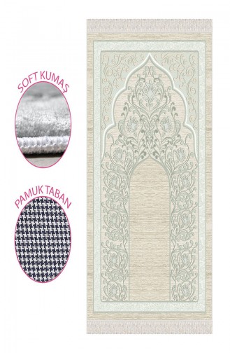 Tapis de Prière Crème 1038