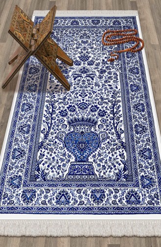 Tapis de Prière Bleu 1001