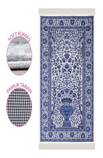 Tapis de Prière Bleu 1001