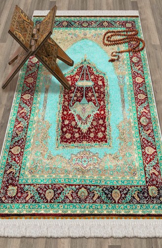 Sea Green Prayer Rug 1009