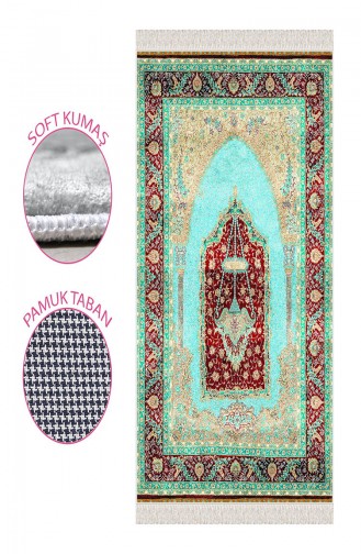 Sea Green Prayer Rug 1009