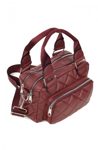 Claret red Shoulder Bag 3028-03