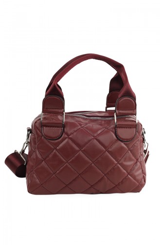 Claret Red Shoulder Bags 3028-03