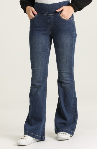 Navy Blue Broek 9114-02