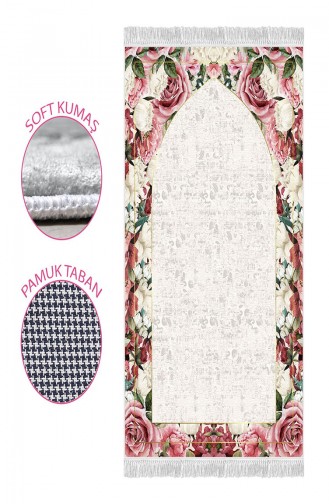 Tapis de Prière Rose 1121