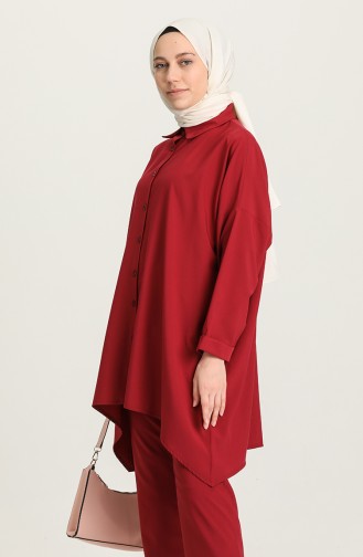 Claret Red Suit 1409-01
