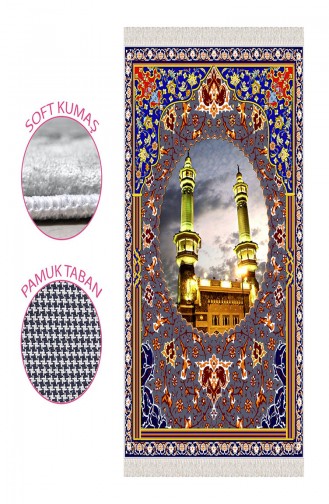 Turquoise Prayer Rug 1018