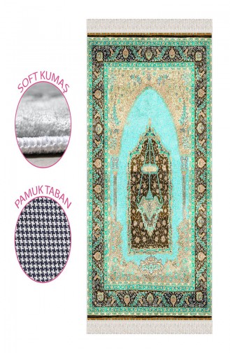 Green Prayer Rug 1006