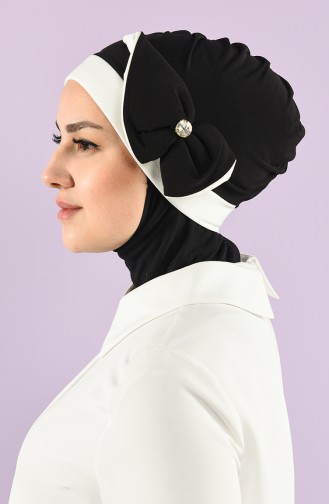 Schwarz Praktischer Turban 9029-01