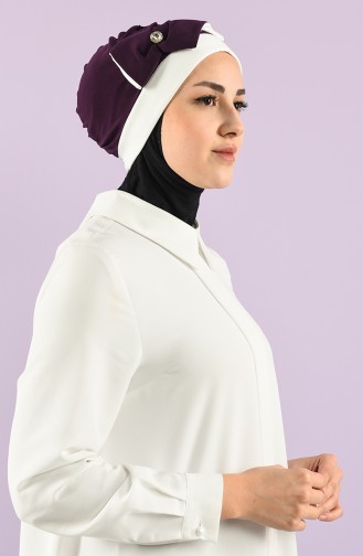 Turban Pret-a-Porter Pourpre 9029-19
