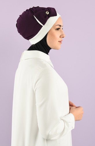 Turban Pret-a-Porter Pourpre 9029-19