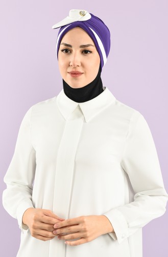 Lilac Ready to Wear Turban 9031-15