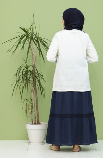 Navy Blue Rok 43002-05