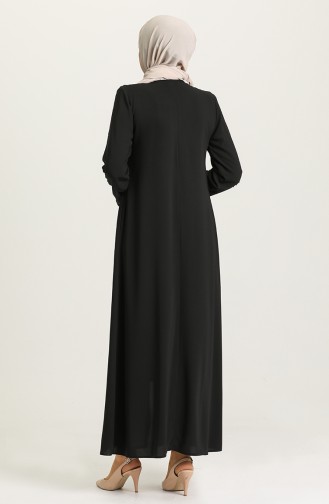 Black Abaya 3000-01