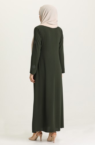 Khaki Abayas 3000-02