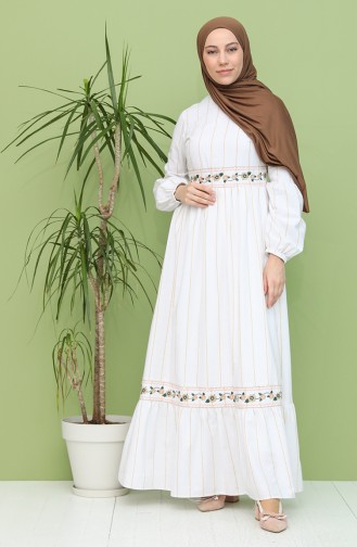 Robe Hijab Moutarde 21Y8100-03