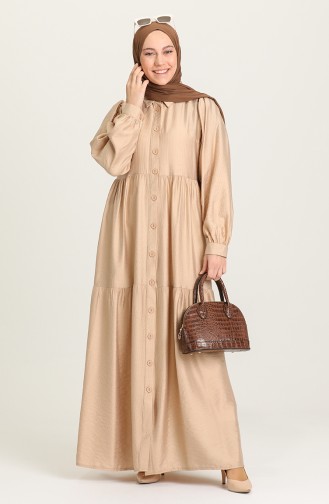 Camel Hijab Dress 21Y8313-06