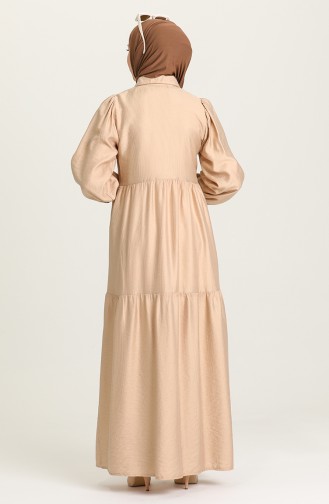 Camel Hijab Dress 21Y8313-06