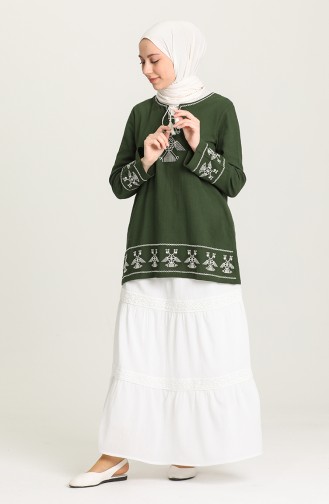 Dark Green Tunics 21203-01