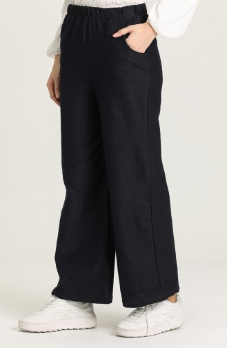 Navy Blue Track Pants 3232A-01