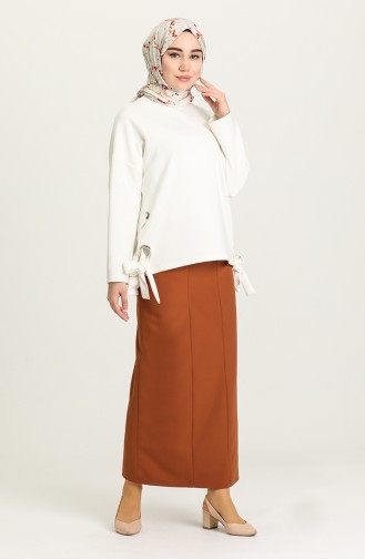 Tan Skirt 0110A-01