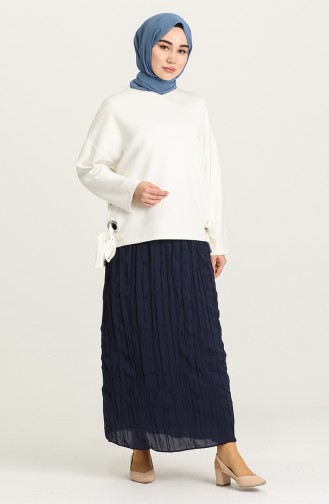 Navy Blue Rok 0112-07