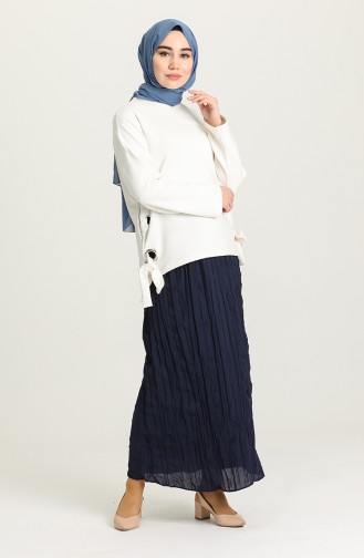 Navy Blue Rok 0112-07