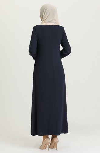 Dunkelblau Abayas 1580-01