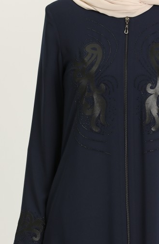 Abayas Bleu Marine 1580-01