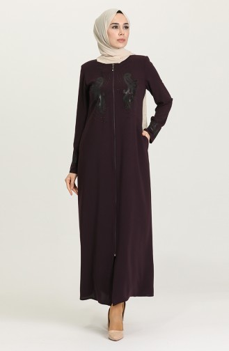 Purple Abaya 1580-02