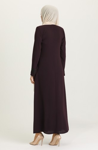 Purple Abaya 1580-02