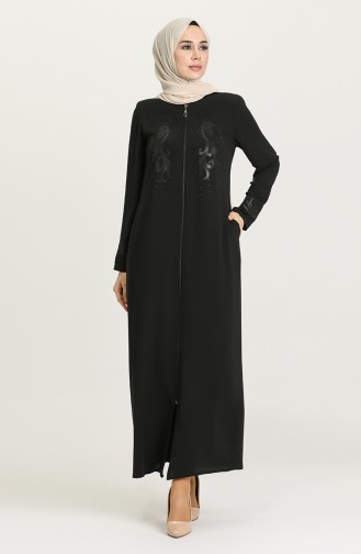 Black Abaya 1580-03