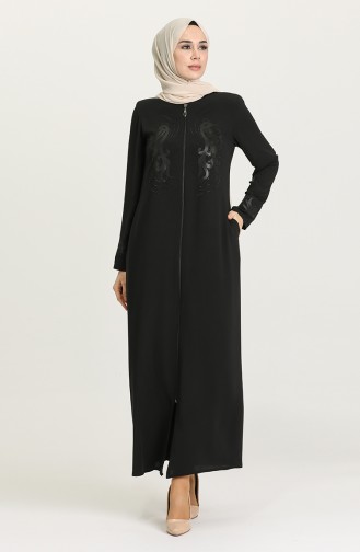 Schwarz Abayas 1580-03