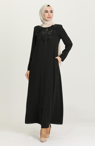 Schwarz Abayas 3002-01