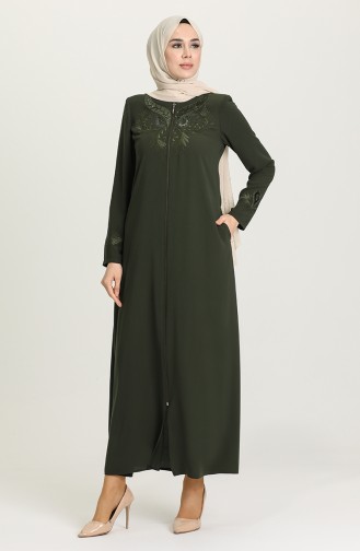 Khaki Abayas 3002-02