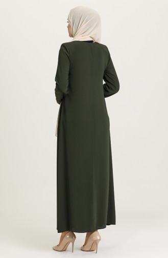 Khaki Abayas 3002-02