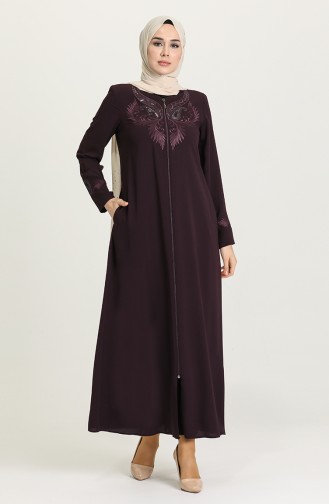 Purple Abaya 3002-03