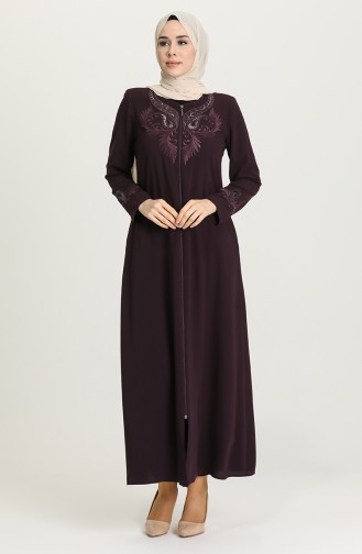 Purple Abaya 3002-03