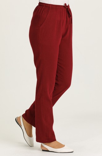 Claret Red Pants 14001-01