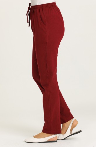 Claret Red Pants 14001-01