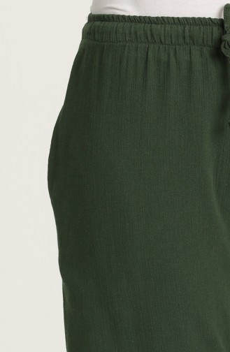 Pantalon Vert Foncé 14001-08