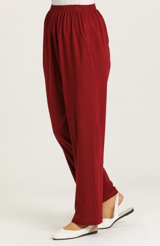 Claret Red Pants 14007-08