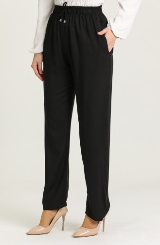 Pantalon Noir 0158-01