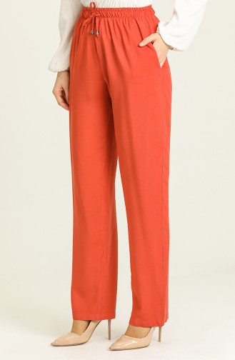 Brick Red Pants 0158-08